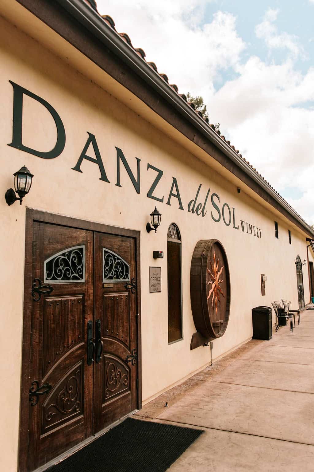 Danza Del Sol Front Side of Tasting Room