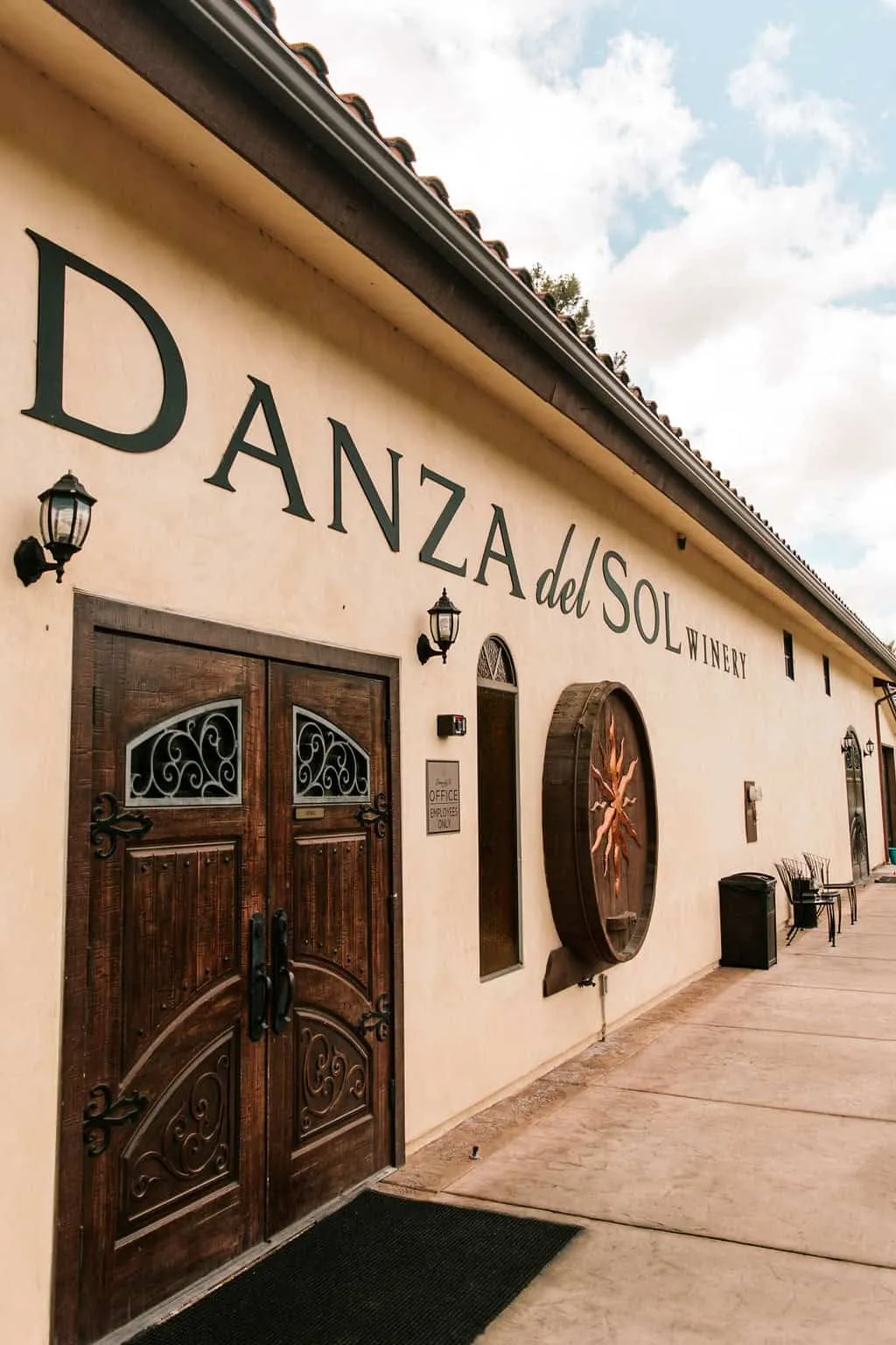Danza Del Sol Front Side of Tasting Room