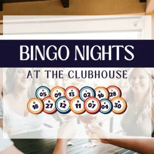 Bingo nights at the Danza Del Sol clubhouse