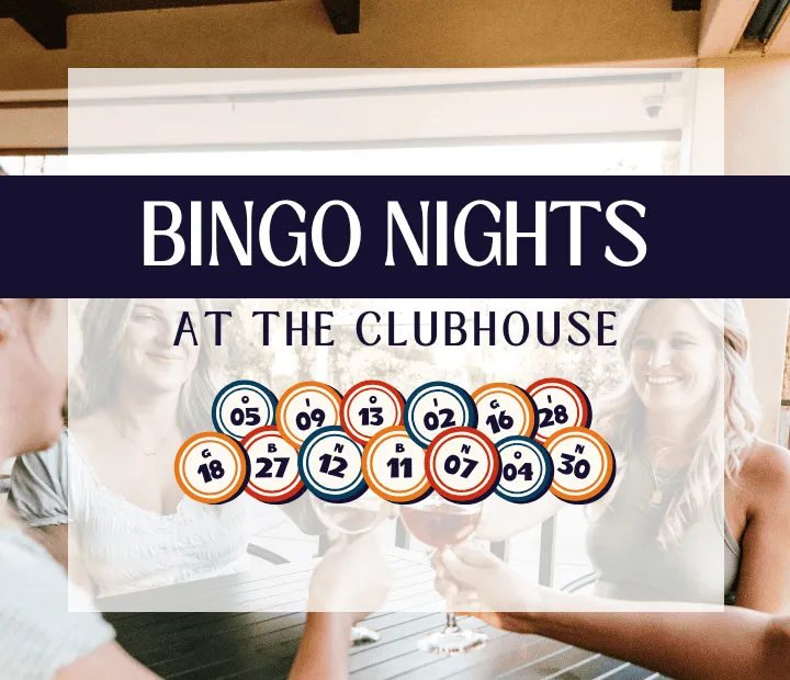 Bingo nights at the Danza Del Sol clubhouse